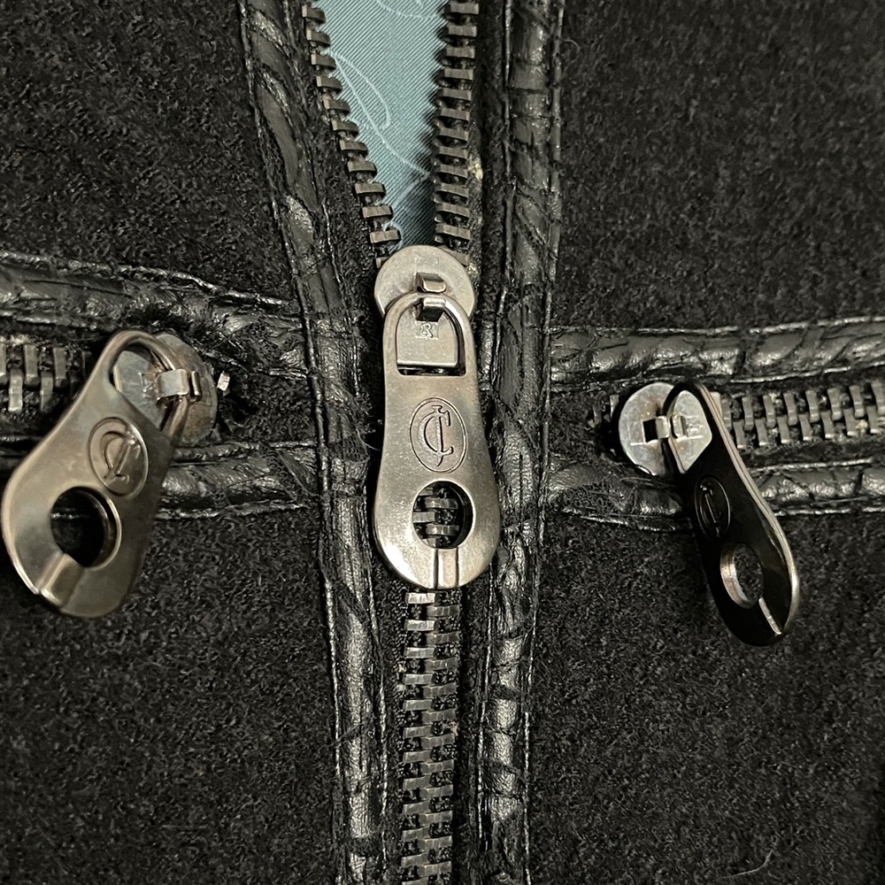 Peruvian designer pure leather coat